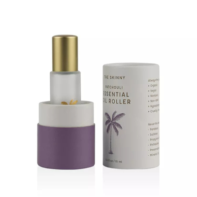 Imballaggio cosmetico del contenitore della bottiglia del rullo del tubo di carta dell'olio essenziale da 15 ml
