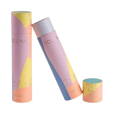 Il raso biodegradabile dei tubi di cartone del ODM inserito spinge verso l'alto il colore di CMYK