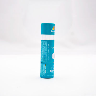 Confezione di carta resistente ai bambini Vape personalizzata Piccolo tubo di carta rotondo con finestra trasparente