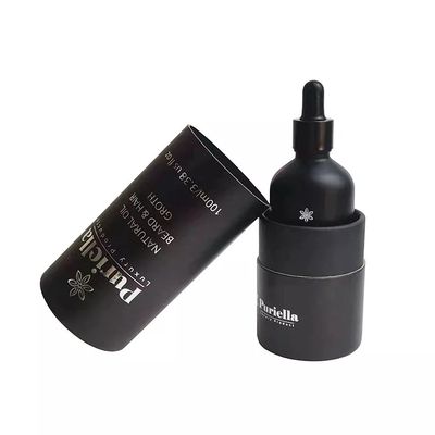 Contenitore rotondo per tubo di carta da imballaggio per bottiglie di olio essenziale da 100 ml per cosmetici