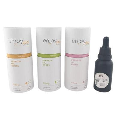 Confezione di tubi di carta per contenitori di carta per bottiglie di olio essenziale da 30 ml per cosmetici