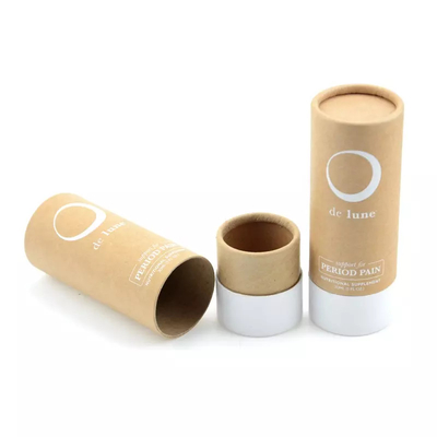 Confezione di tubi di carta kraft per olio essenziale da 30 ml Scatola per imballaggio cosmetico con logo personalizzato
