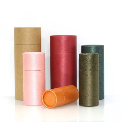 Imballaggio di tubi di carta per olio essenziale multi-formato Tubi per imballaggio di carta per alimenti cosmetici CMYK