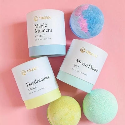Bombe da bagno in cartone dal design personalizzato Tube Skin Care Eco Tube Packaging per balsamo da bagno