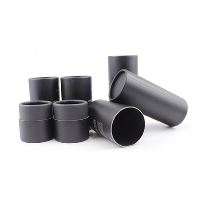 Scatole di tubo di cartone nero per flaconi contagocce di olio essenziale Tubi per imballaggio cosmetico