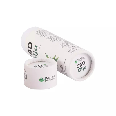 Imballaggio di tubi di carta tondi di olio essenziale di CBD da 10 ml Imballaggio di tubi cilindrici cosmetici