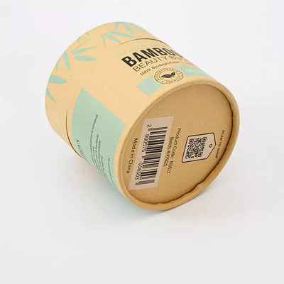Tubi vuoti biodegradabili di carta kraft del cilindro per i tubi d'imballaggio della carta cosmetica del tè