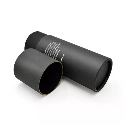 Contenitore di spedizione d'imballaggio cartone rotondo nero riciclabile di carta kraft del piccolo