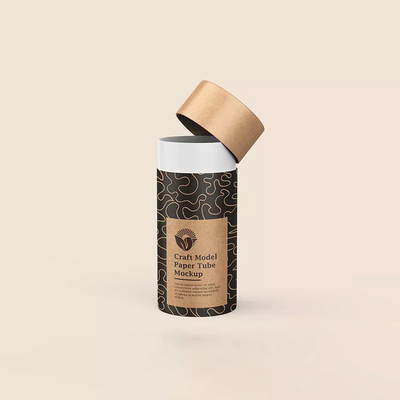 Il contenitore di Bean Packaging Cylinder Round Paper del caffè biodegradabile svuota