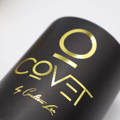 Timbratura di oro su ordinazione Logo Cosmetic Paper Tube Packaging per la candela del profumo