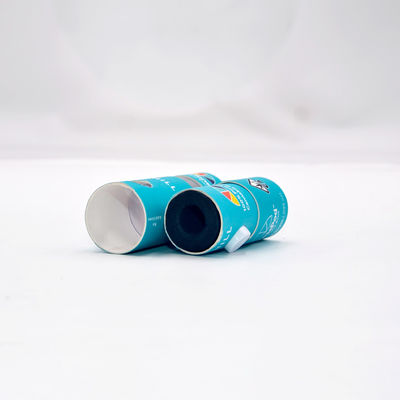 Confezione di carta resistente ai bambini Vape personalizzata Piccolo tubo di carta rotondo con finestra trasparente