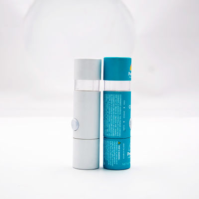Confezione di carta resistente ai bambini Vape personalizzata Piccolo tubo di carta rotondo con finestra trasparente