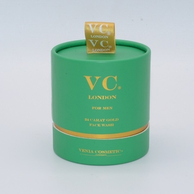 Tubo di carta cosmetica CMKY con nastro per confezioni di profumi in crema