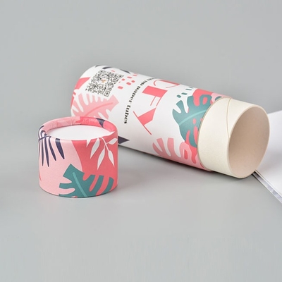 Tubi di cartone biodegradabili di Plasticfree, contenitore di regalo della metropolitana di cartone di 21mm