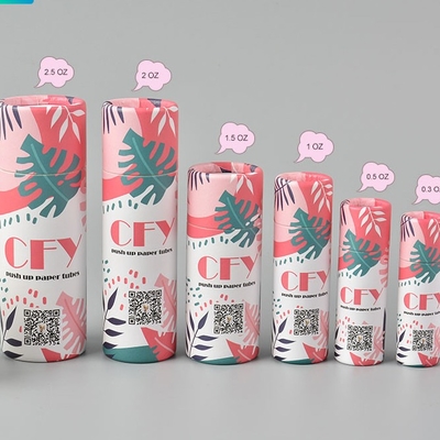 Tubi di cartone biodegradabili di Plasticfree, contenitore di regalo della metropolitana di cartone di 21mm