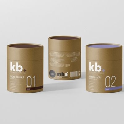 ODM rinnovabile d'imballaggio del cilindro del tè di carta non inquinante della metropolitana disponibile