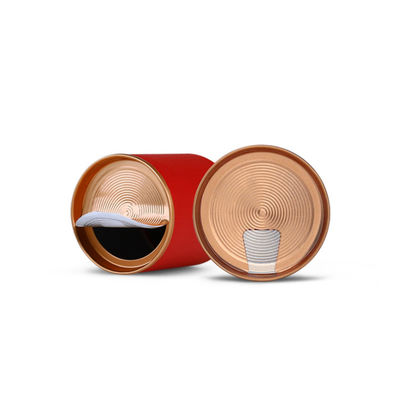 Cilindro di cartone per uso alimentare a tenuta d'aria, coperchio staccabile, tubo di imballaggio in polvere per proteine ​​del tè del caffè
