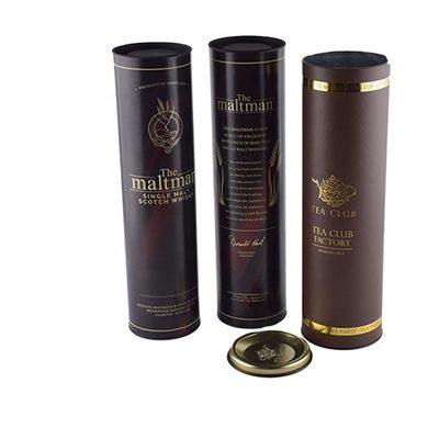 CMYK ha ondulato i contenitori di regalo del vino, Champagne Wine Tube Gift Box