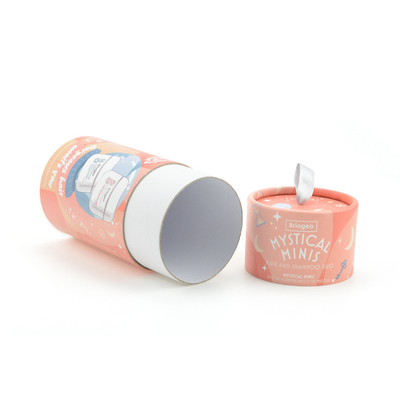 Disponibile ODM per tubo tondo per shampoo per imballaggio cosmetico con tubo di carta in cartone CMYK