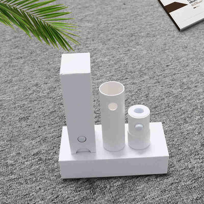 Tubo di carta monouso resistente ai bambini Tubo di cartone bianco Personalizza LOGO Cilindro di svapo con blocco di sicurezza