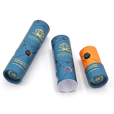 Imballaggio personalizzato del tubo di cartone della cartuccia di Vape con blocco per bambini