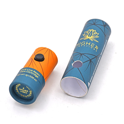 Imballaggio personalizzato del tubo di cartone della cartuccia di Vape con blocco per bambini