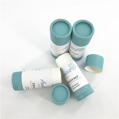 Stampa personalizzata Deodorante Push Up Tubes Imballaggio biodegradabile per balsamo per il corpo