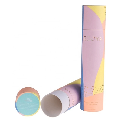 Il raso biodegradabile dei tubi di cartone del ODM inserito spinge verso l'alto il colore di CMYK