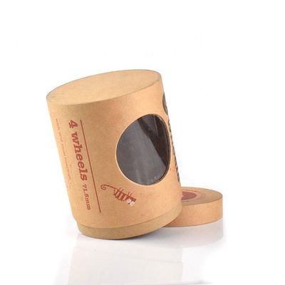 Scatola di cartone biodegradabile con multifunzionale laminato lucido della finestra di plastica