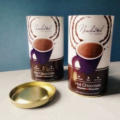 Latte composite di carta ermetiche, contenitori del cilindro del cartone di 63mm