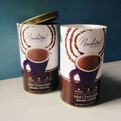 Latte composite di carta ermetiche, contenitori del cilindro del cartone di 63mm