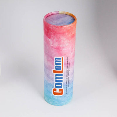Scatola metallica di carta di timbratura calda che imballa, EVA Cardboard Cylinder Packaging