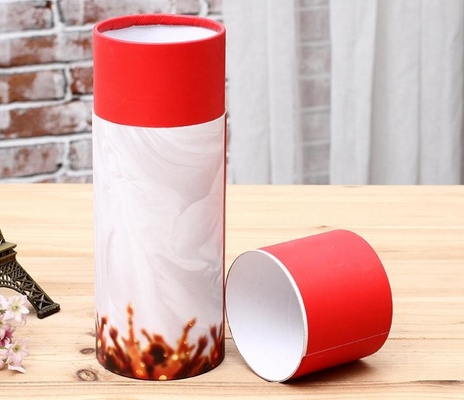 Metropolitana di carta Pen Holder, cilindri impressi del cuscino del velluto del cartone con i coperchi